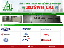 Tablet Screenshot of huynhlaielectric.com